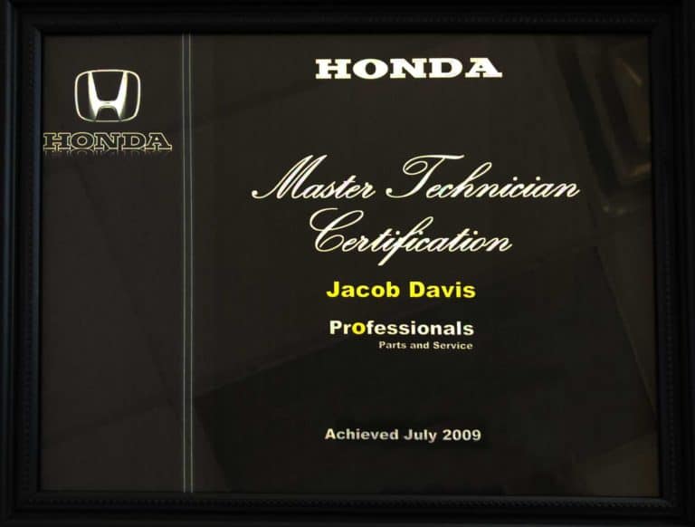 Honda Master Technician 1