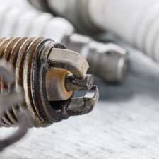 photo of spark plug that keeps engine from starting