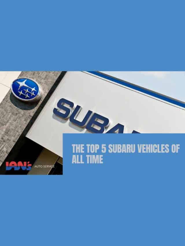 Top 5 Subaru Cars Of All Time